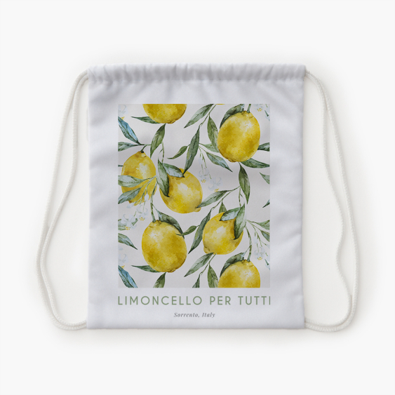 Plecak-worek, 30x38, Limoncello