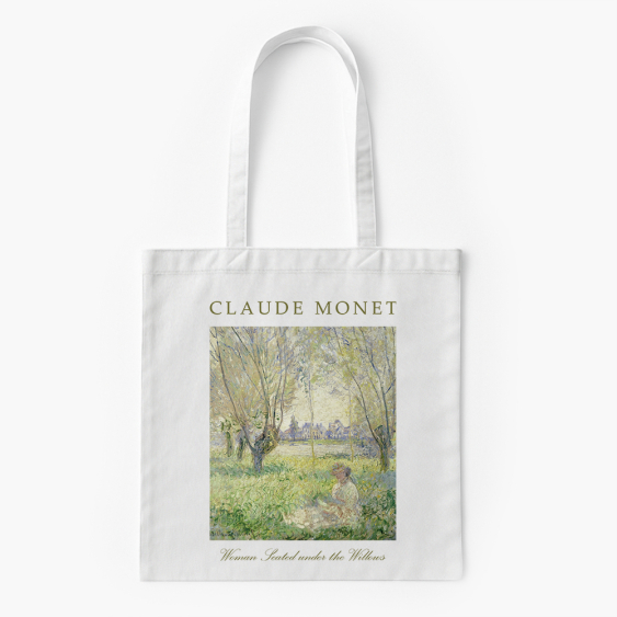 Torba bawełniana, 38x46, Monet "Woman"