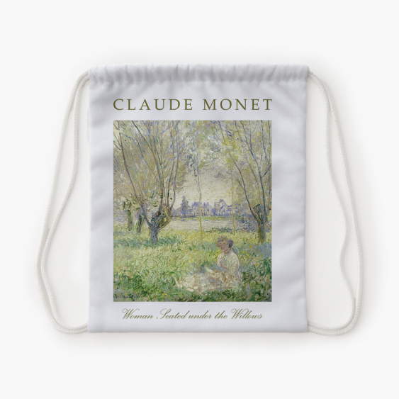 Plecak-worek, 30x38, Monet "Woman"