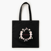 Torba bawełniana, 38x42, Wieniec z napisem