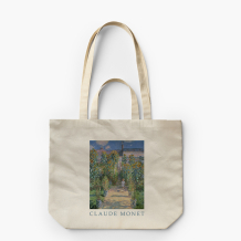 Torba płócienna z podwójnymi uszami, 38x42x10, Monet "Garden"