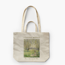 Torba płócienna z podwójnymi uszami, 38x42x10, Monet "Woman"