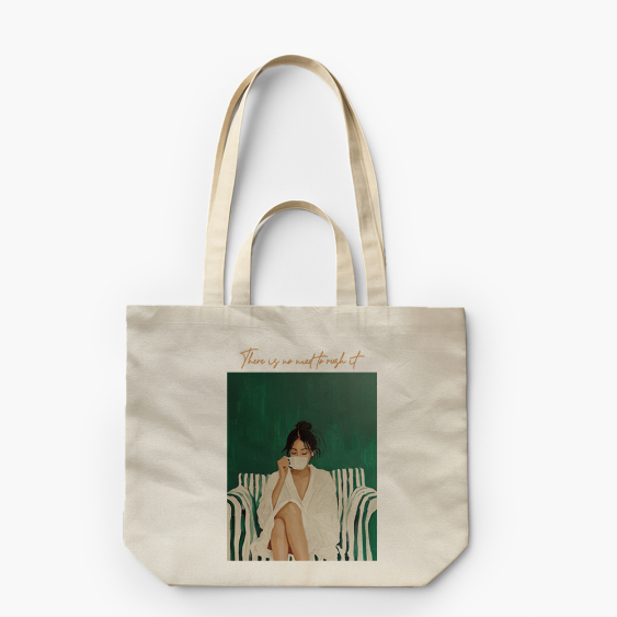 Torba płócienna z podwójnymi uszami, 38x42x10, Woman