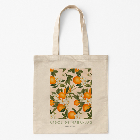 Torba bawełniana, 38x42, Oranges