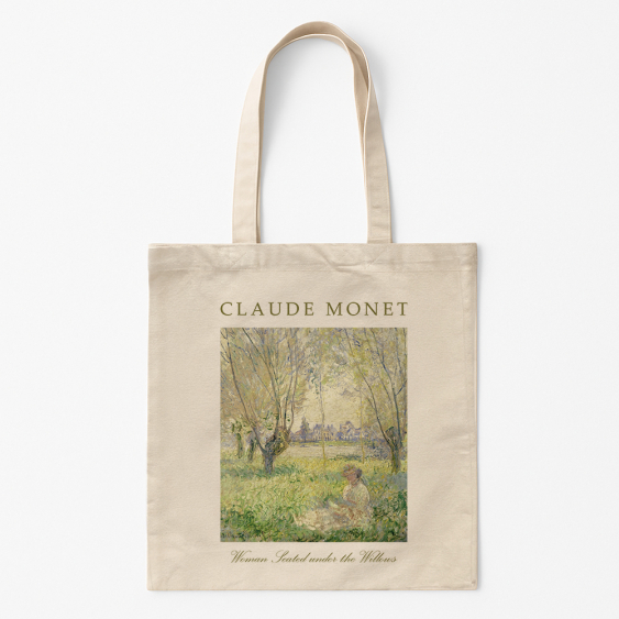 Torba bawełniana, 38x42, Monet "Woman"