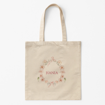 Torba bawełniana, 38x42, Wieniec z napisem