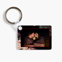 Brelok Bordowy, 6x4 cm