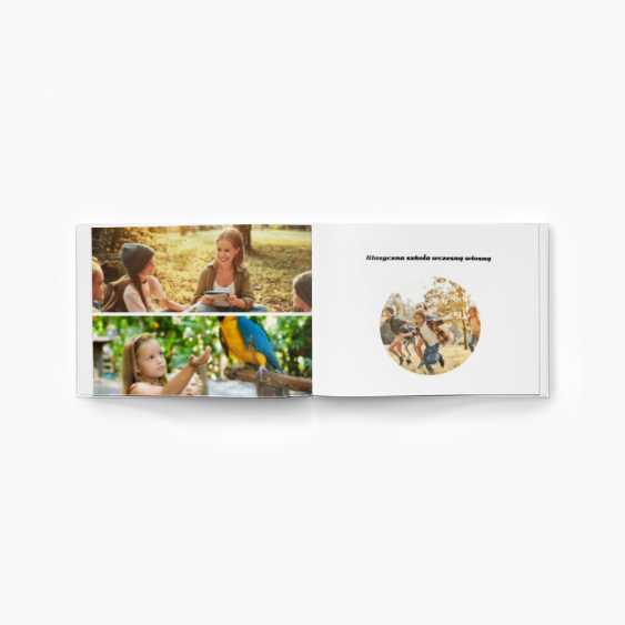 Klasyczna szkolna fotoksiążka, 30x20 cm