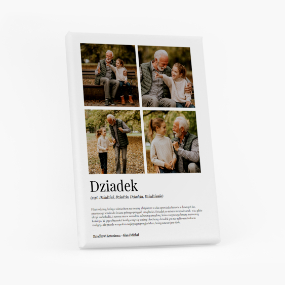 Obraz, Dziadek słownik, 20x30 cm