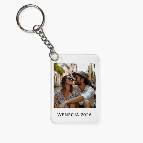 Brelok Zdjęcie z podpisem, 4x6 cm
