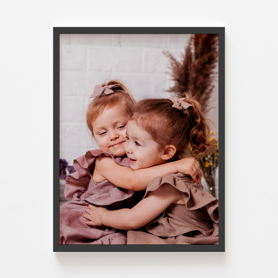 Plakat, Twój projekt z czarną ramką, 20x30