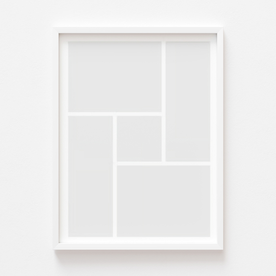 Plakat, Twój plakat, 5 elementów z ramką białą, 21x30