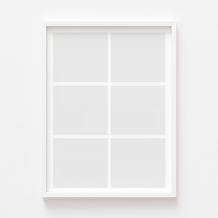 Plakat, Twój plakat, 6 elementów z ramką białą, 21x30