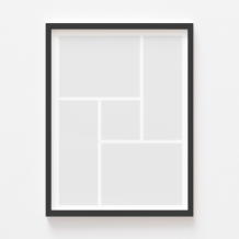 Plakat, Twój plakat, 5 elementów z ramką czarną, 21x30