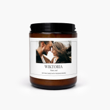 Świeczka, Zdjęcie z tekstem