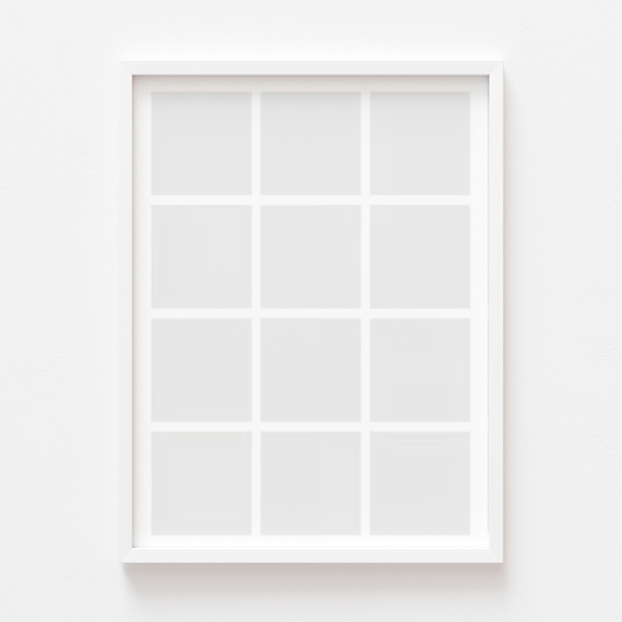 Plakat, Twój plakat, 12 elementów z ramką białą, 21x30