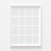 Plakat, Twój plakat, 16 elementów z ramką białą, 21x30