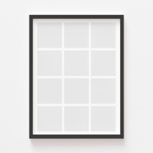 Plakat, Twój plakat, 12 elementów z ramką czarną, 21x30