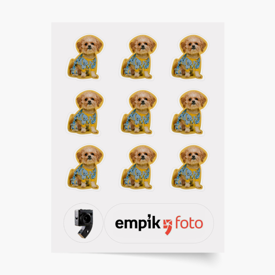 Naklejka, 9 elementów
