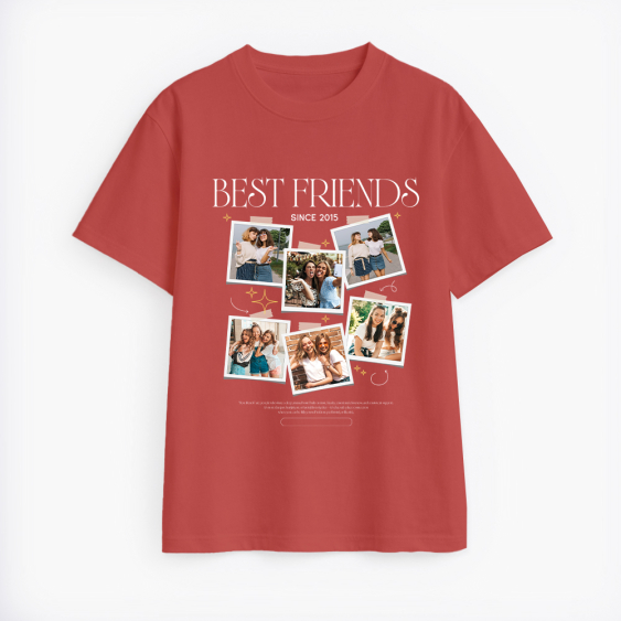 Koszulka damska Best friends collage