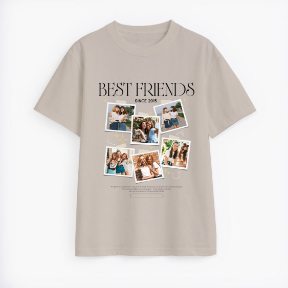 Koszulka męska Best friends collage