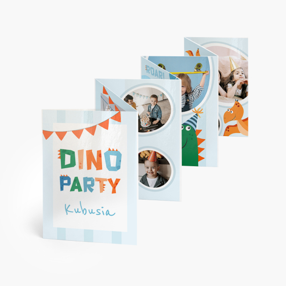 Harmonijka ze zdjęć, Kolekcja Party - Dinozaury