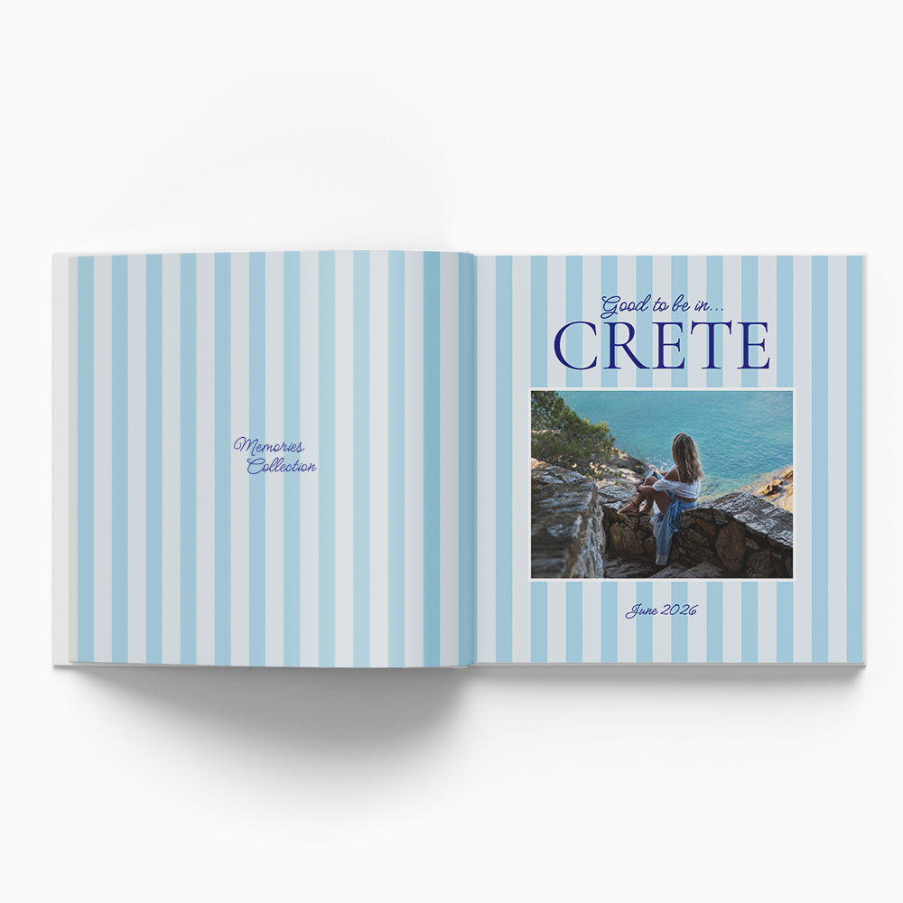Crete Memories fotoksiążka, 25x25 cm