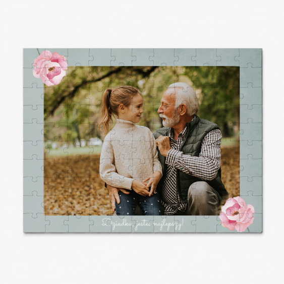Puzzle, Kolekcja Kwiaty dla Dziadka, 110 elementów
