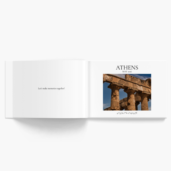 Ateny fotoksiążka, 30x20 cm