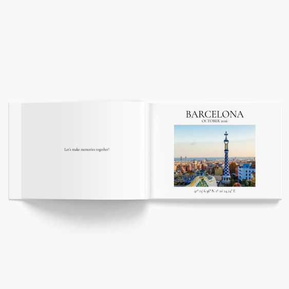 Barcelona fotoksiążka, 30x20 cm