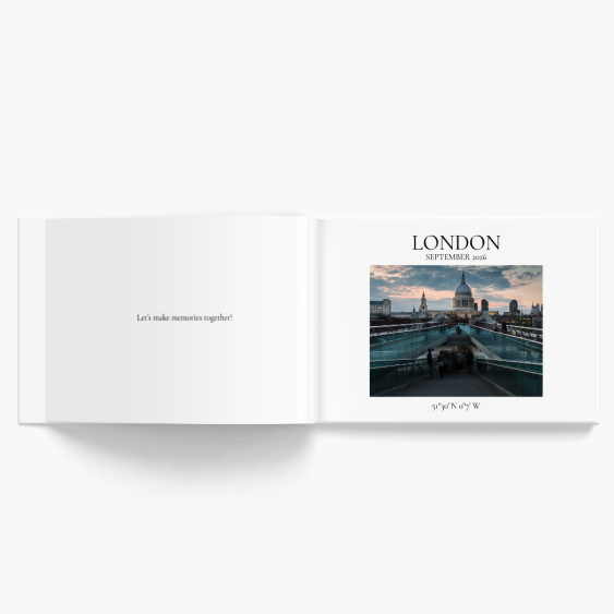 Londyn fotoksiążka, 30x20 cm