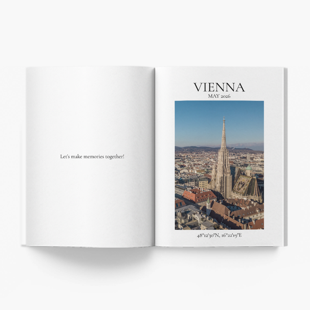 Wiedeń fotoksiążka, 20x30 cm