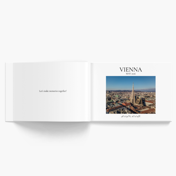 Wiedeń fotoksiążka, 30x20 cm