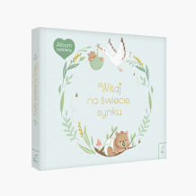 Album na zdjęcia wklejane Album wspomnień, Witaj na świecie synku, 26,5x10 cm