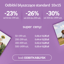 Odbitka 10x15 papier błyszczący