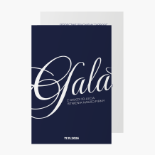 Zaproszenie, Gala