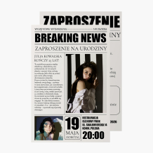 Zaproszenie, Newspaper