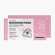 Zaproszenie, Ticket