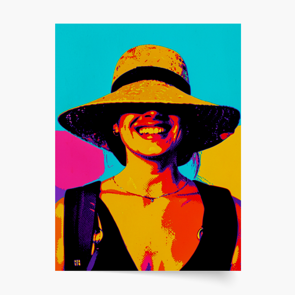 Plakat, Twoje zdjęcie w stylu: Warhol, 21x30
