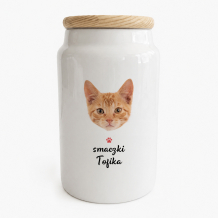 Słoik na smaczki, 700ml, Główka